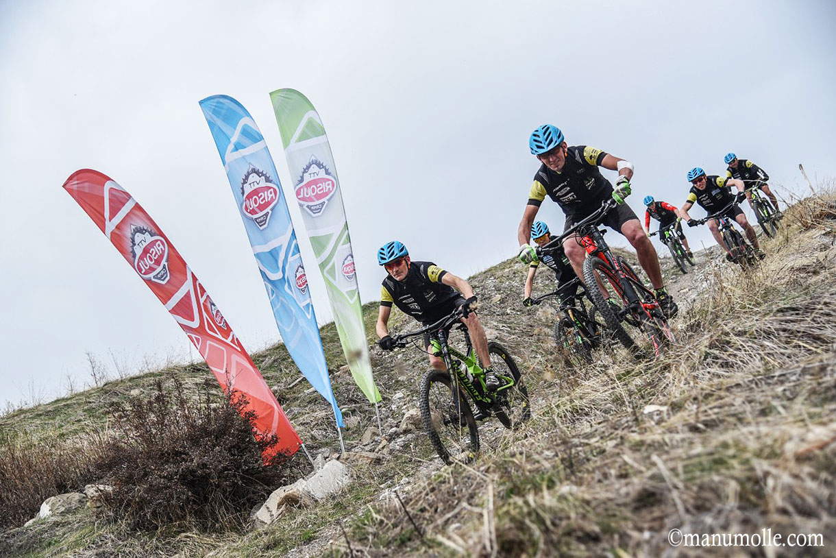 Sorties VTT sur les pistes du Bike Park (Risoul)