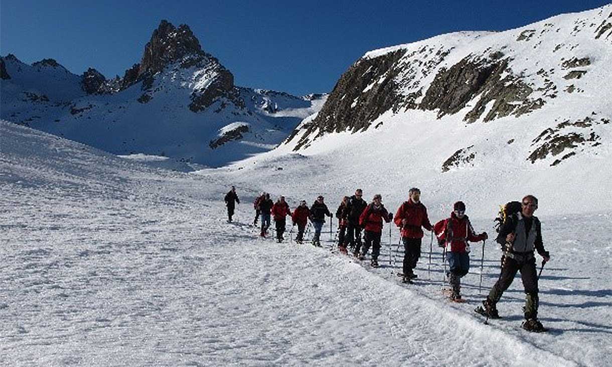 Sortie raquettes à neige thématique